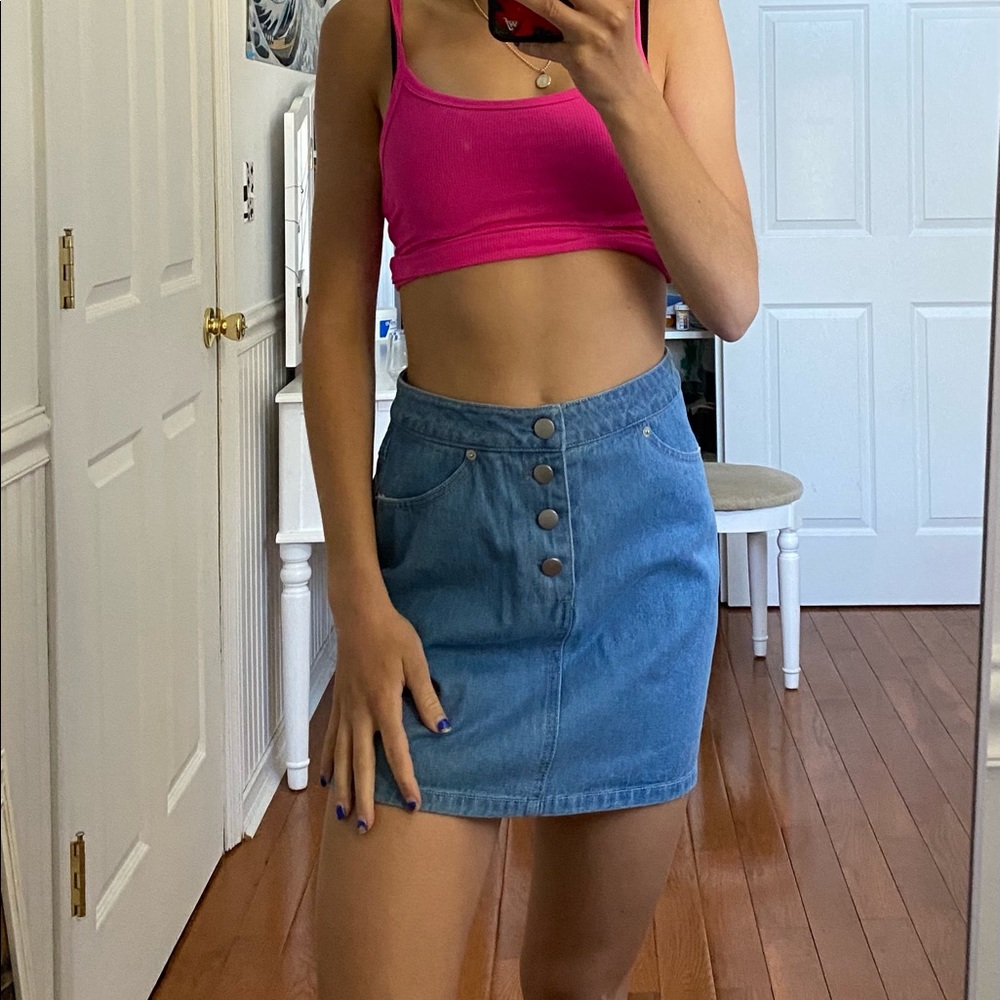 Jean skirt